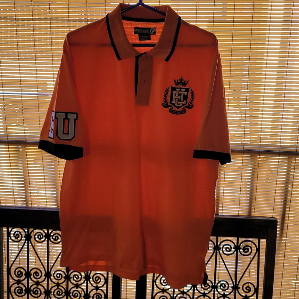 Vintage ECKO UNLTD collard polo shirt XL